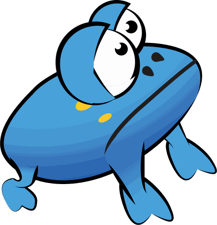 Blue froggie